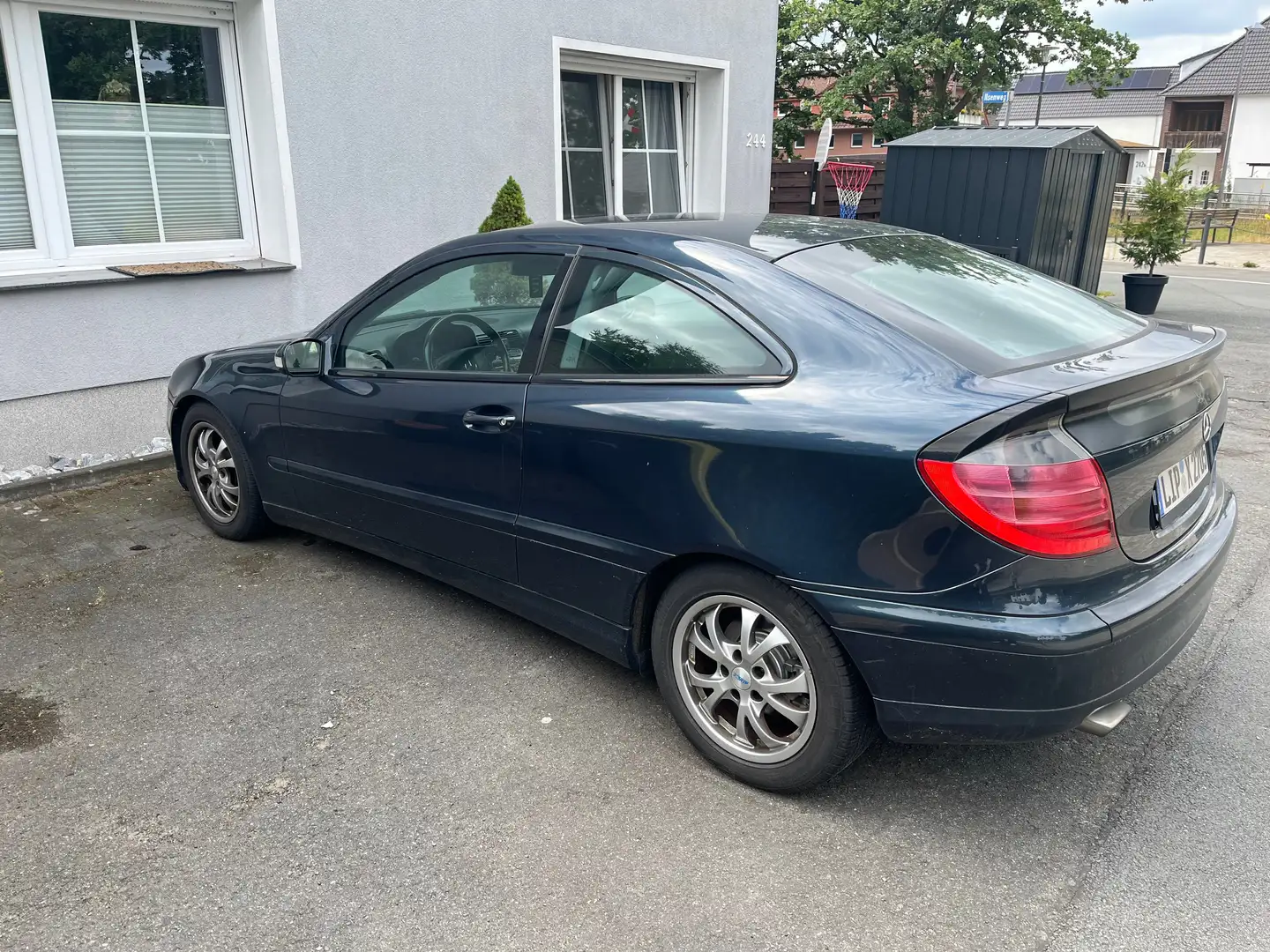Mercedes-Benz C 200 C-Klasse Sportcoupe Kompressor Sportcoupe Zwart - 2