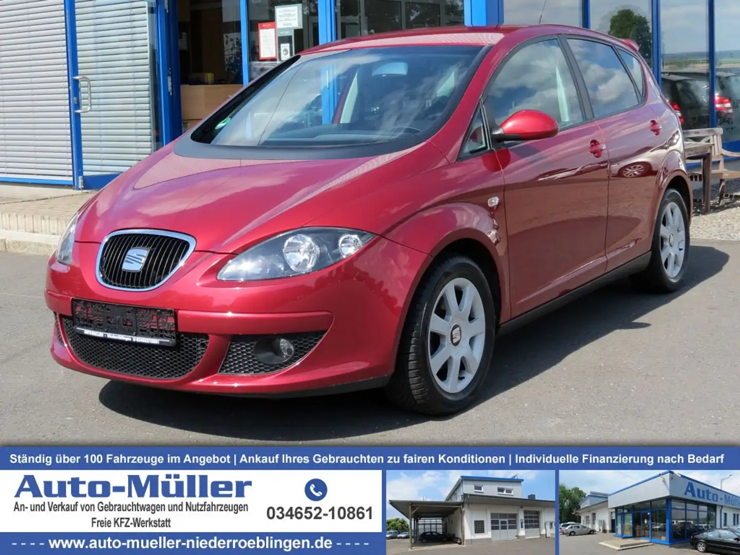 SEAT Altea 1.6 Stylance / Style Klimaauto Leder LMF Rot - 1