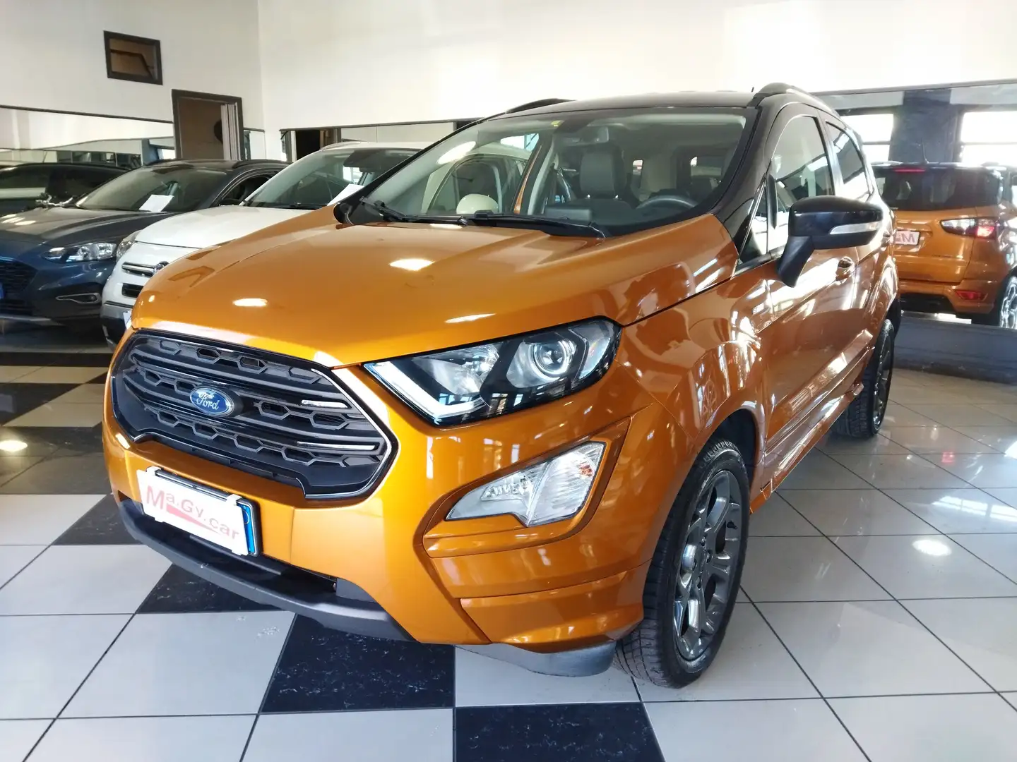 Ford EcoSport 1.0 EcoBoost 100 CV ST-Line Black Edition Arancione - 1