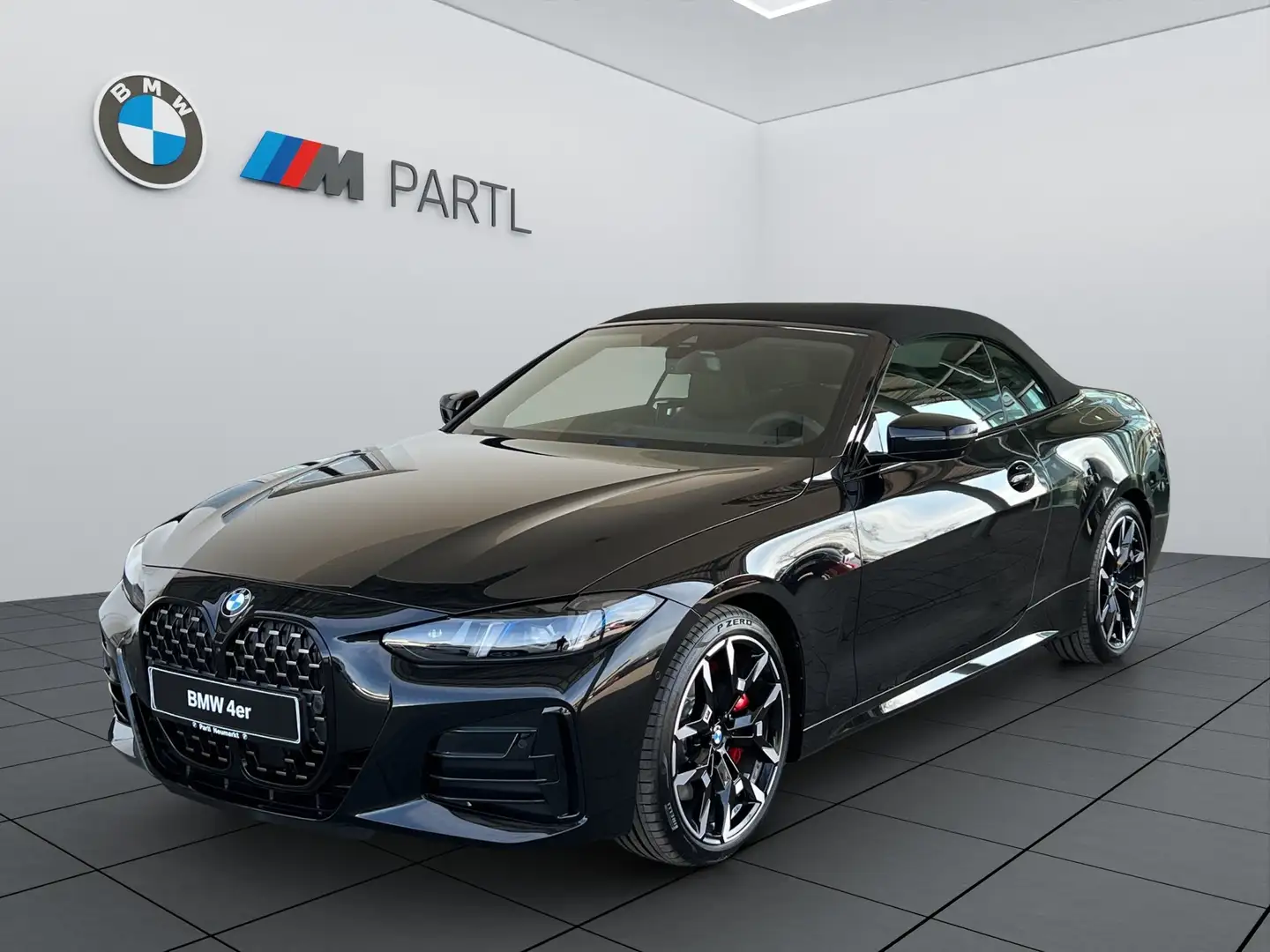 BMW 430 d Cabrio M-Sport-Pro NAVI adapLED ACC 360° Noir - 1