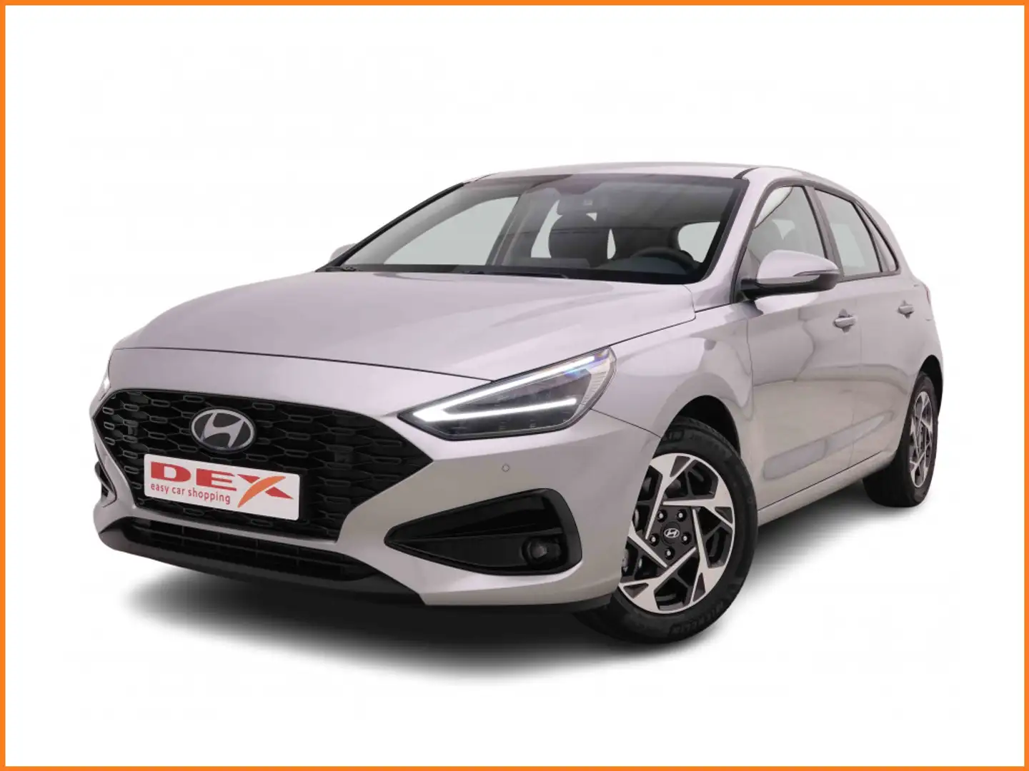 Hyundai i30 1.0 T-GDi 100 DCT Go + GPS + Alu16 + Camera Zilver - 1