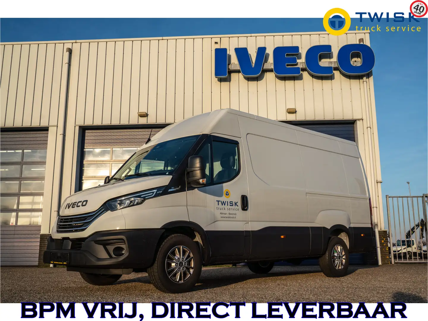 Iveco Daily 35s16va8 12m3 automaat, ex DEMO, BPM vrij, zeer lu Wit - 1