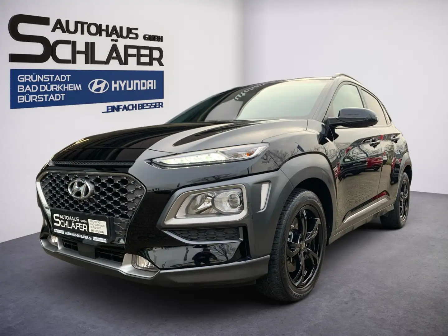 Hyundai KONA KONA 1.6 T-GDI Style 4WD Navi 1Hd AHK Noir - 1