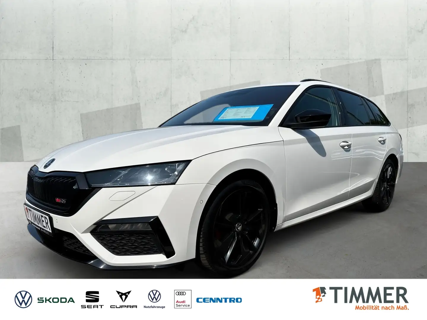 Skoda Octavia Combi 2.0 TDI DSG RS *MATRIX *RKAM *ACC *NAVI *VI Weiß - 1