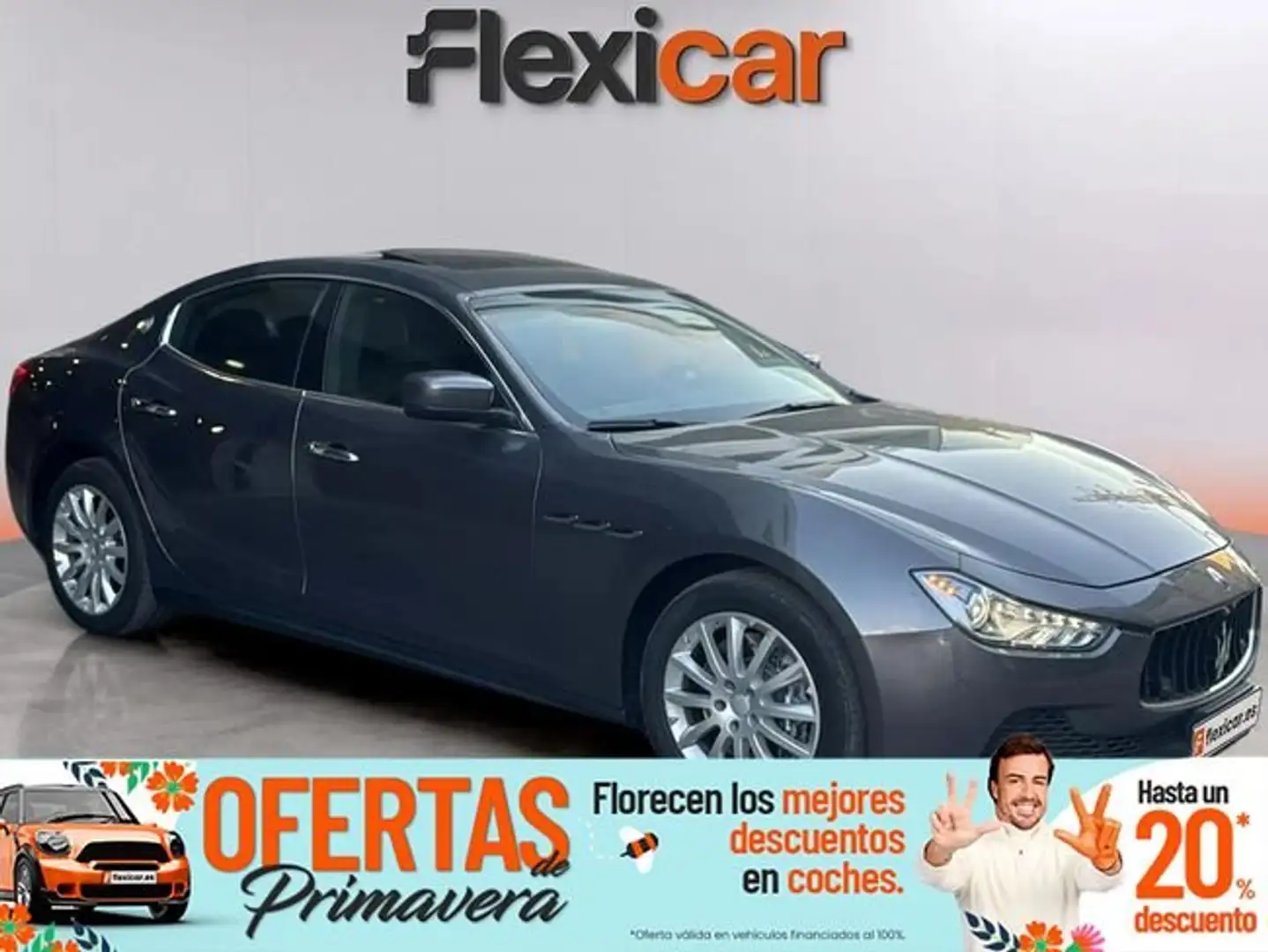 Maserati Ghibli 3.0 V6 DS 275CV RWD Gris - 1