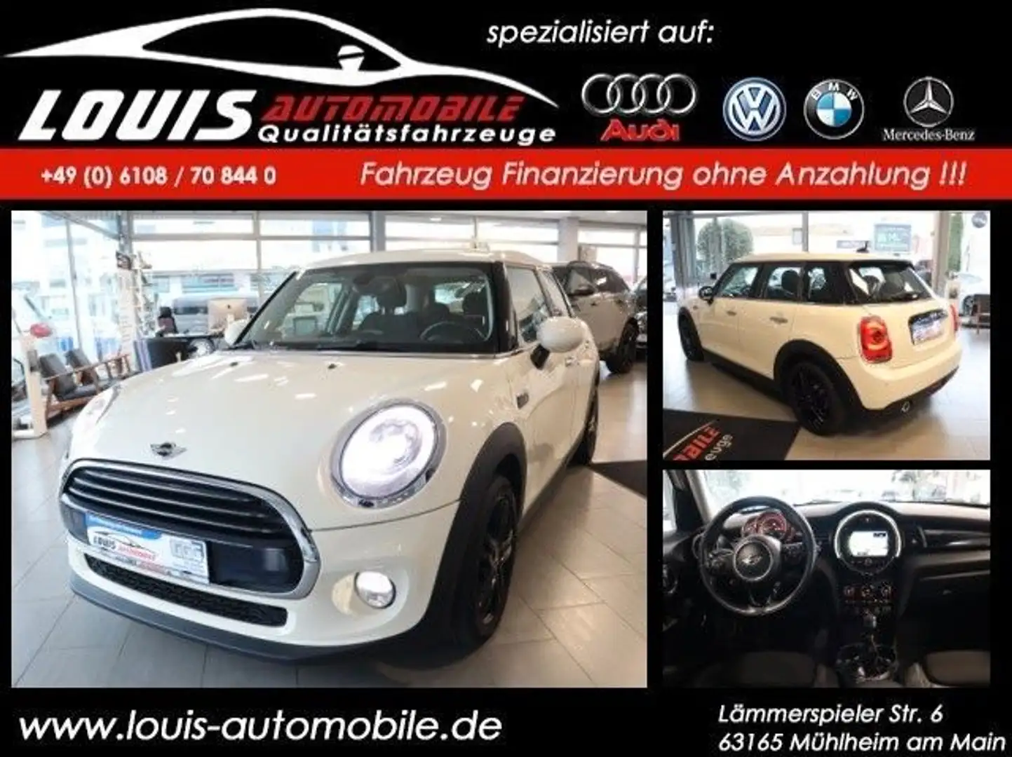 MINI Cooper D COOPER D 5-trg.  SHZ/CHROME-LINE/KEYLESS Wit - 1