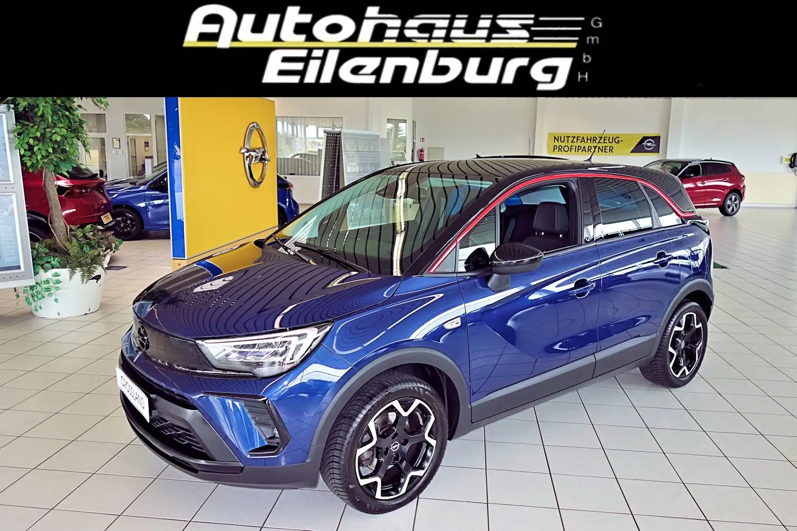 Opel Crossland 1.2 130PS GS Line LED,Navi,Rückfahrkamera,PP. Blauw - 1