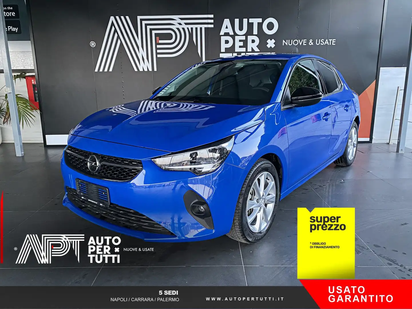 Opel Corsa Corsa 1.2 Elegance s&s 100cv at8 Blu/Azzurro - 1