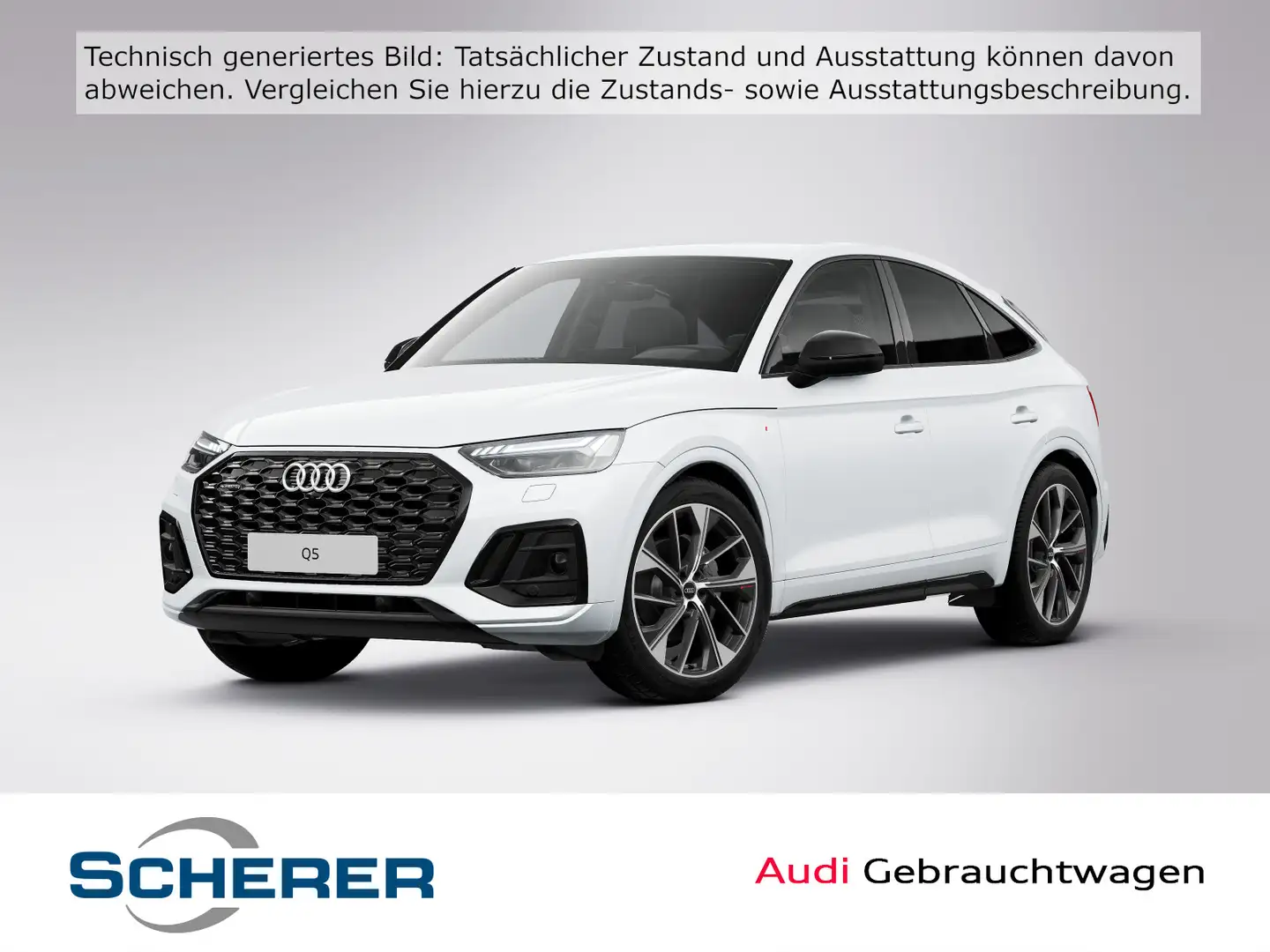 Audi Q5 S line 40 TDI quattro *Matrix*Navi* Weiß - 1