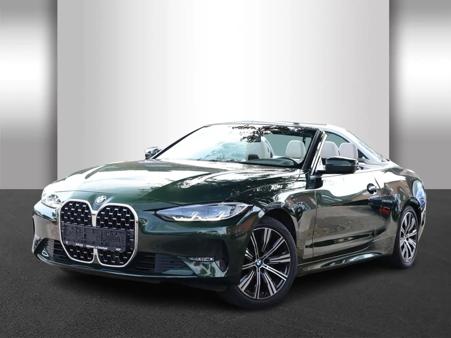 BMW 420 i Cabrio Aut. Klimaaut. AHK PDC HIFI Verde - 2