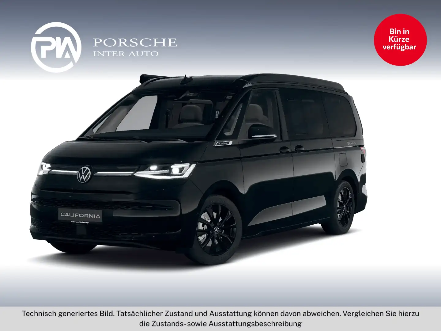 Volkswagen T7 California VW T7 California Beach eHybrid 180 kW 4M Schwarz - 1