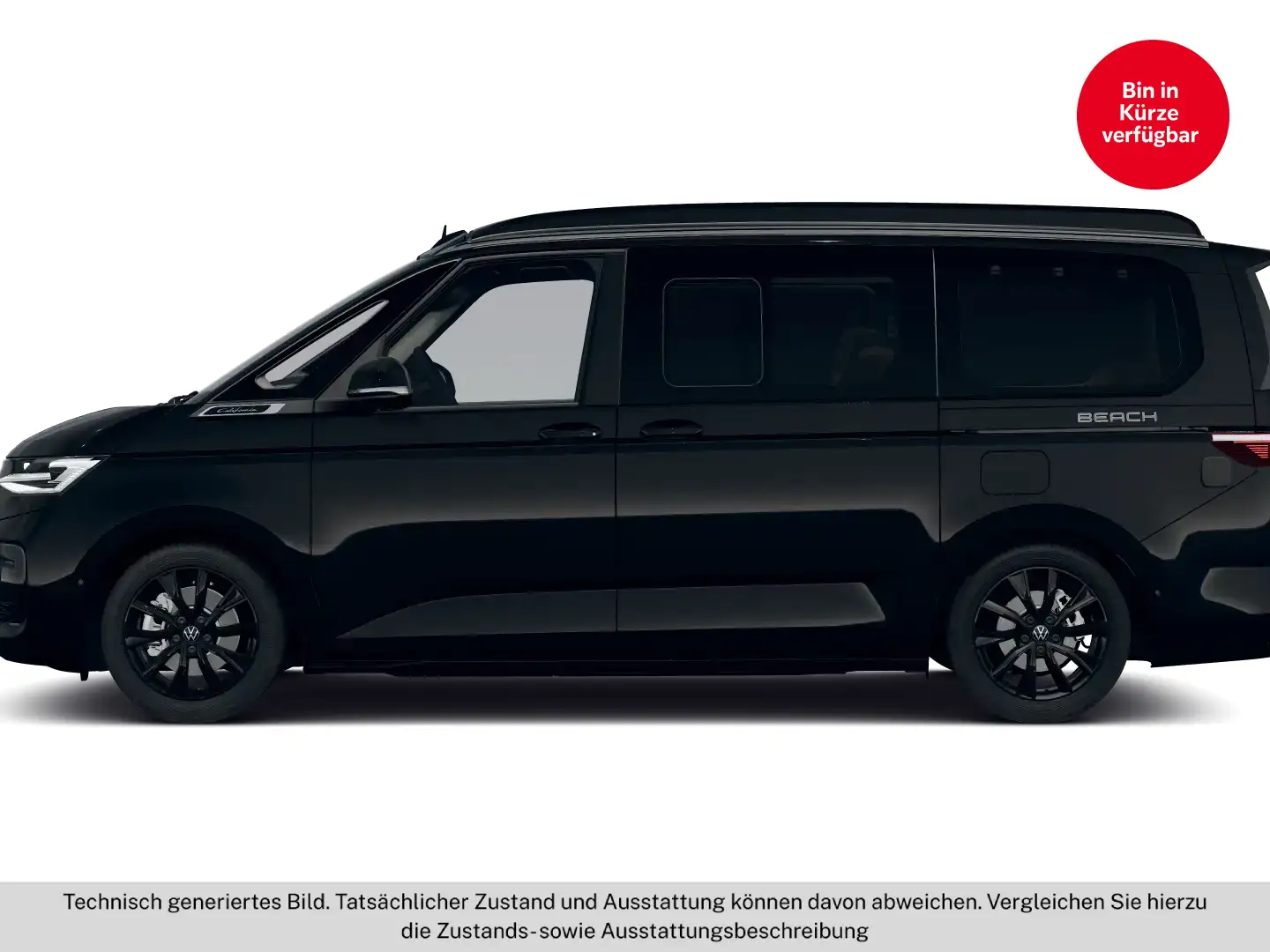 Volkswagen T7 California VW T7 California Beach eHybrid 180 kW 4M Schwarz - 2