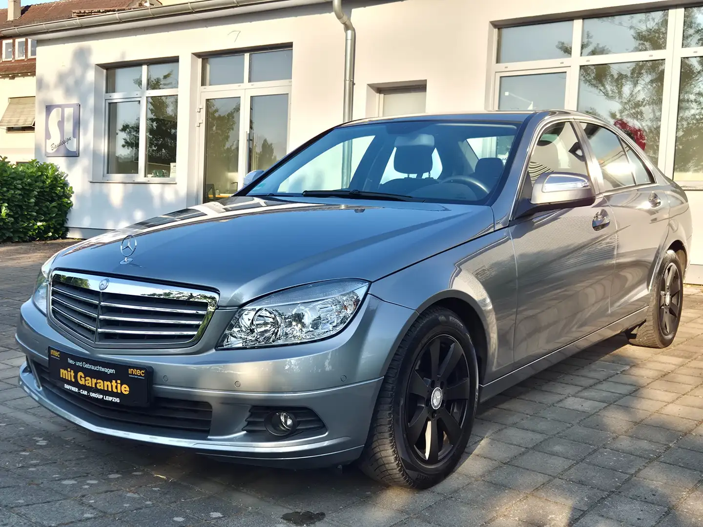 Mercedes-Benz C 180 C 180 Kompr.*Automatik*1.Hand*Neu TUV*Garantie*PDC Gris - 2