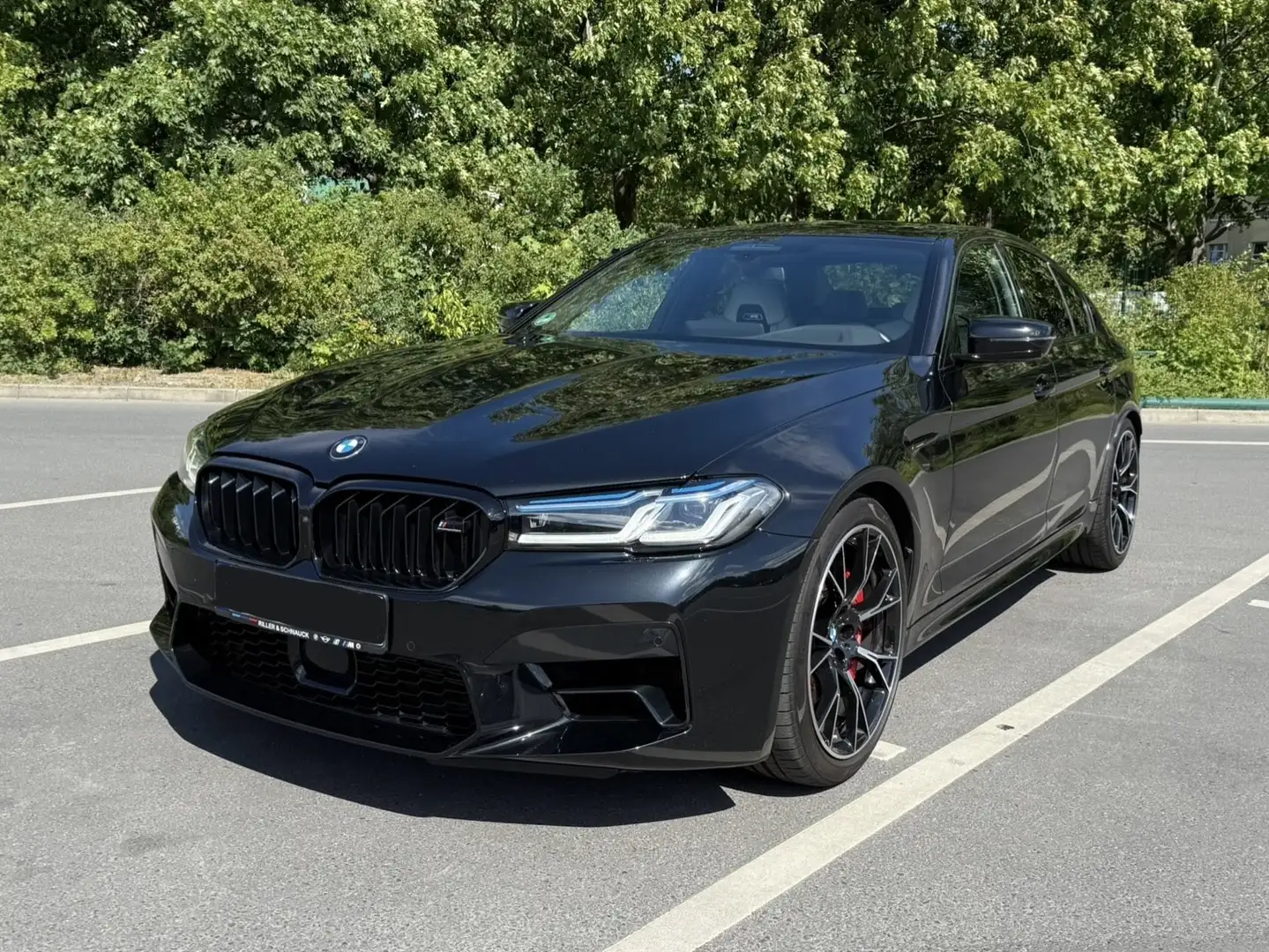 BMW M5 Competition B&W, M-Drivers,Garantie,Mwst.ausweis. Fekete - 1