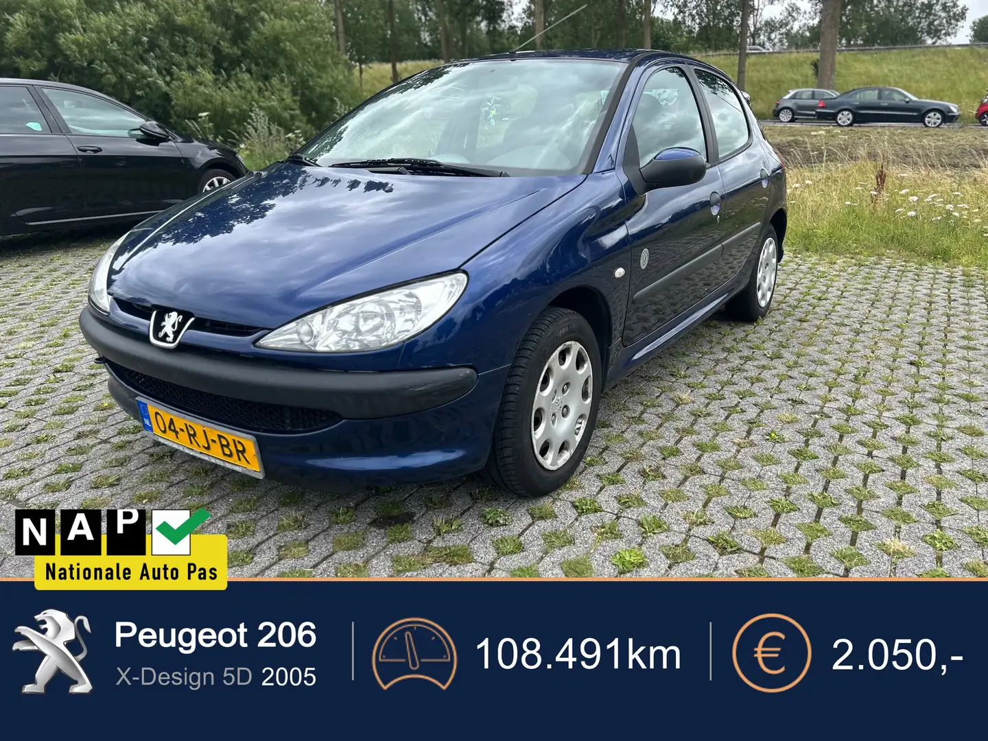 Peugeot 206 206 1.4 X-Design, 108k km, APK 2026, rijdt perfect Blauw - 1