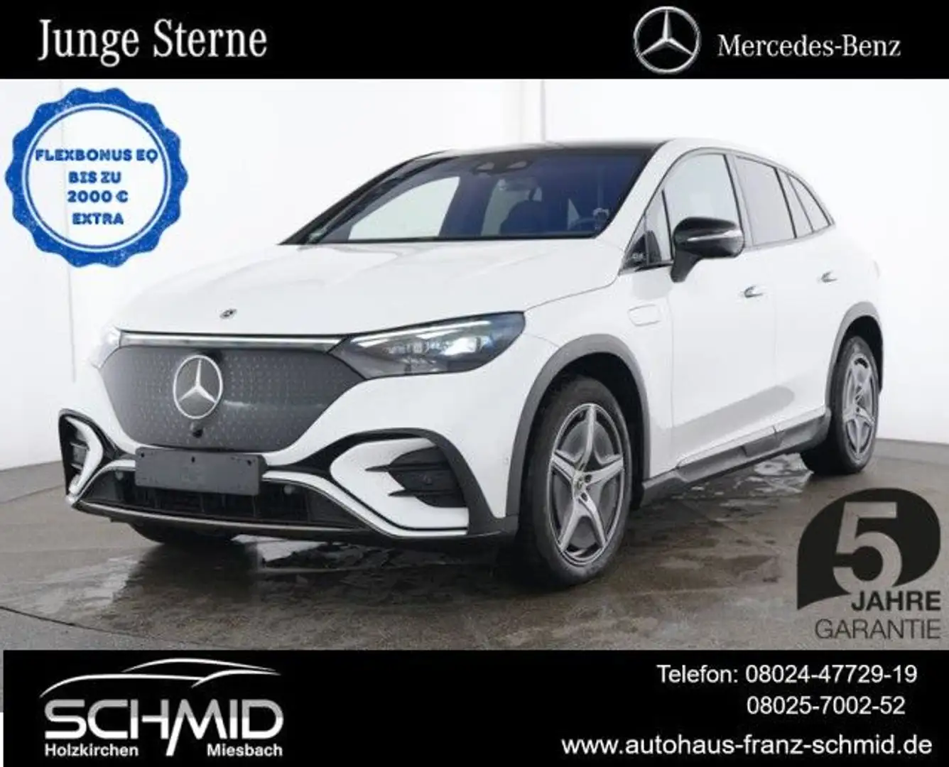 Mercedes-Benz EQE SUV 350 4M Edition AMG HAL Airmatic HUD AHK Weiß - 1