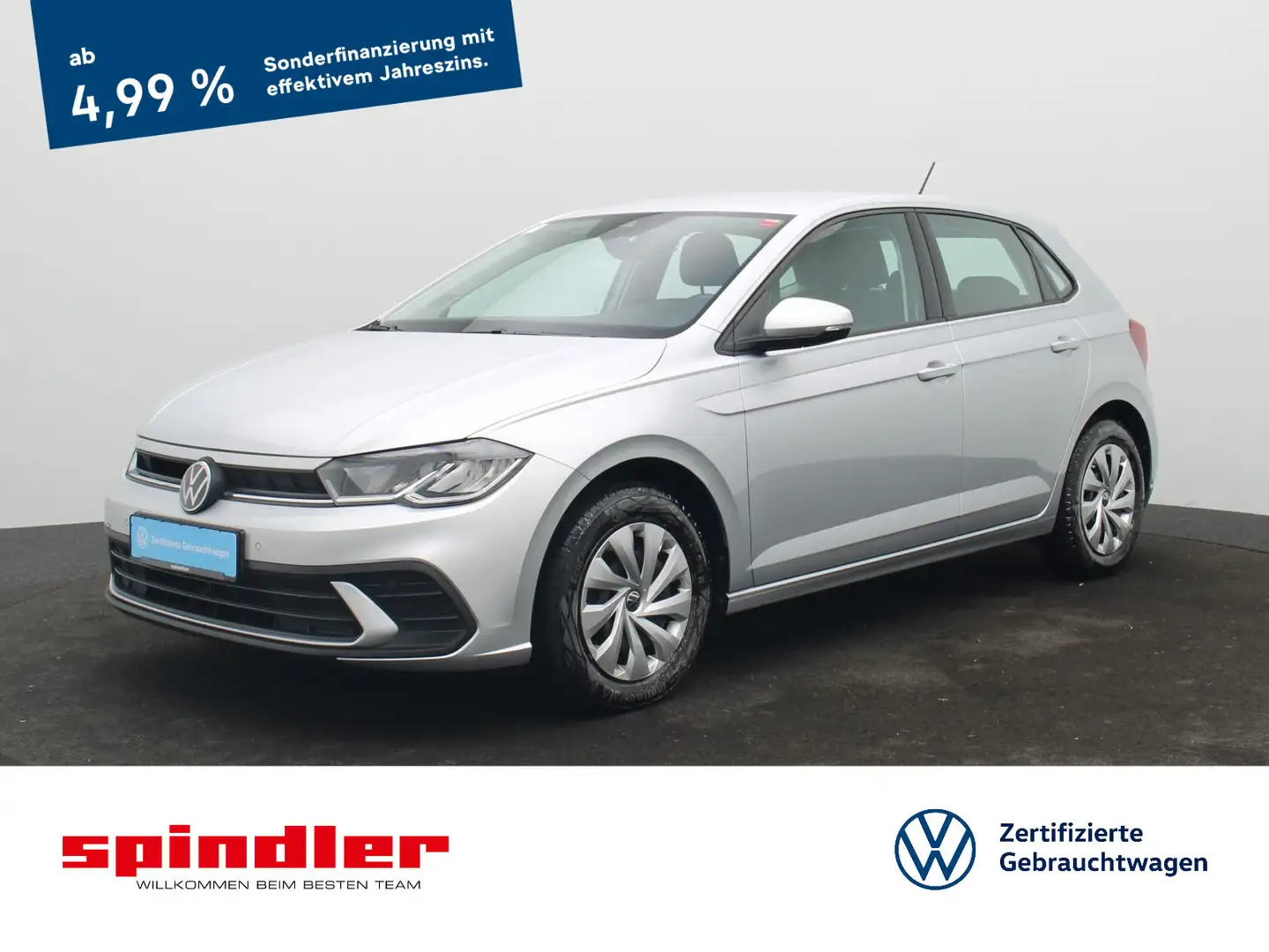 Volkswagen Polo Life 1.0 TSI/LED, ACC, Navi, PDC,AppConnect Silber - 1