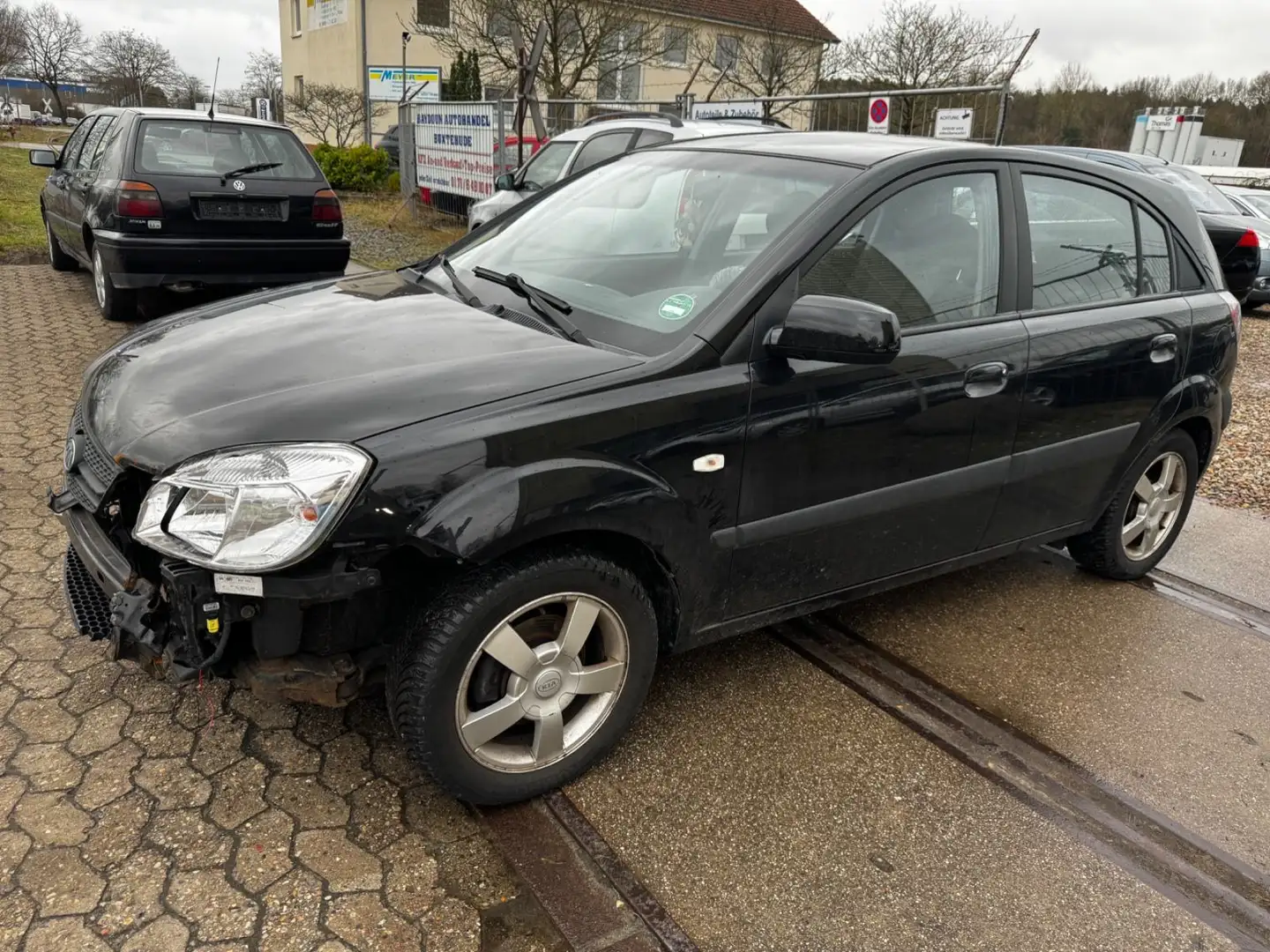 Kia Rio 1.6 EX Top*91tkm*Automatik*Klimatr*Unfall* Negro - 1
