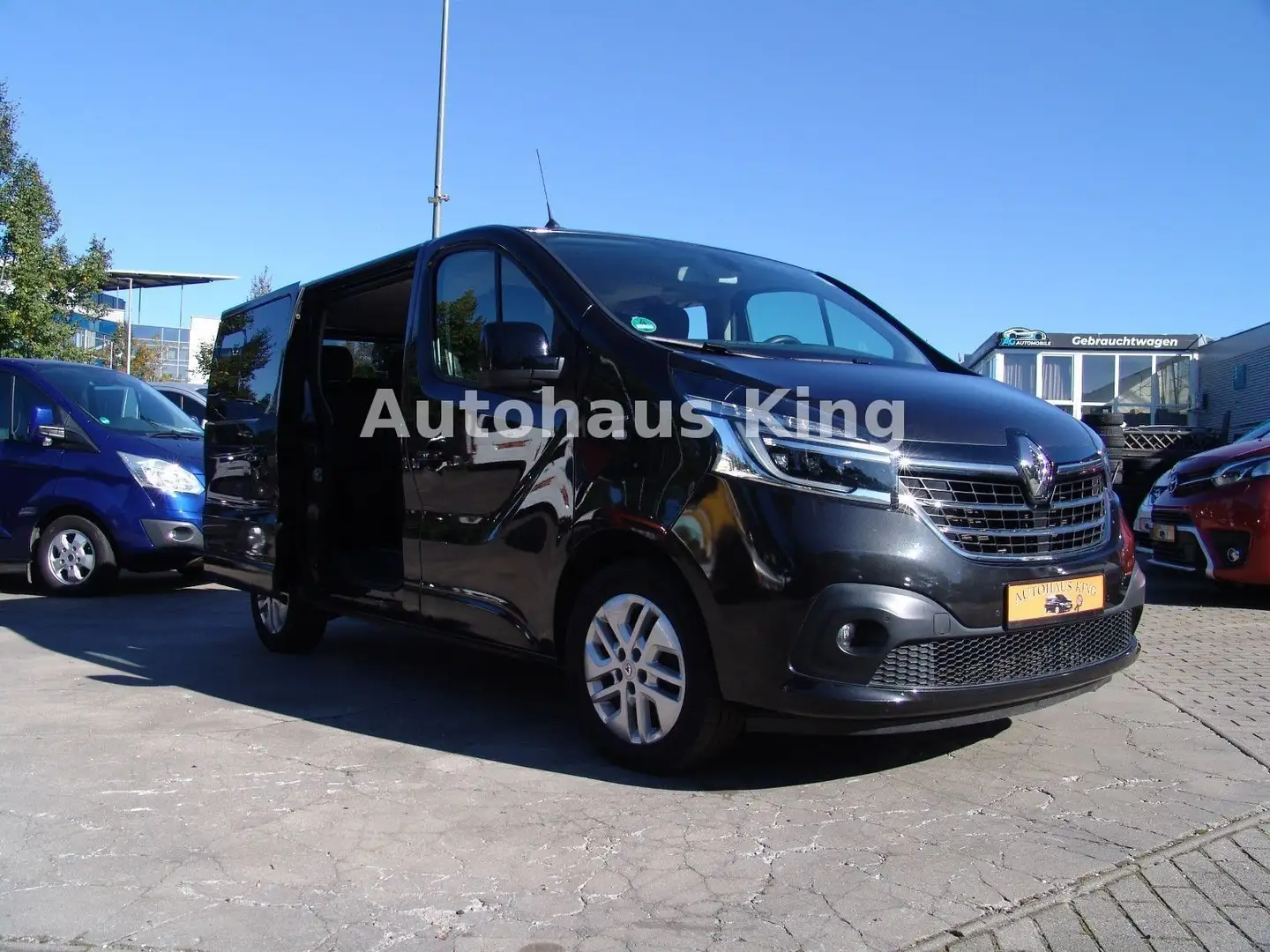 Renault Trafic SpaceClass-AUTOM/LEDER/2Sch.tü/Schienensy Noir - 1