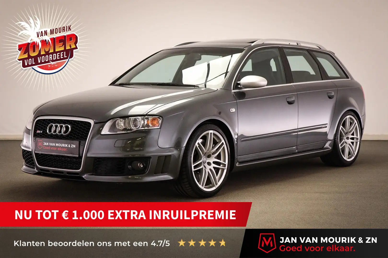 Audi A4 Avant 4.2 V8 RS4 quattro Gris - 1