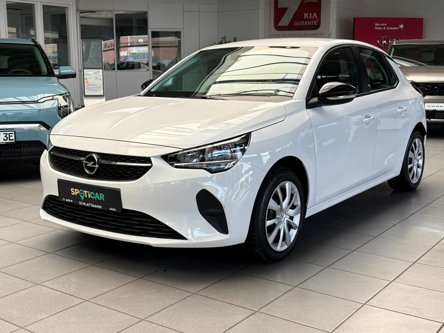 Opel Corsa-e Edition 50-kWh 11-kW-OBC *DAB*CarPlay*WP* Weiß - 2