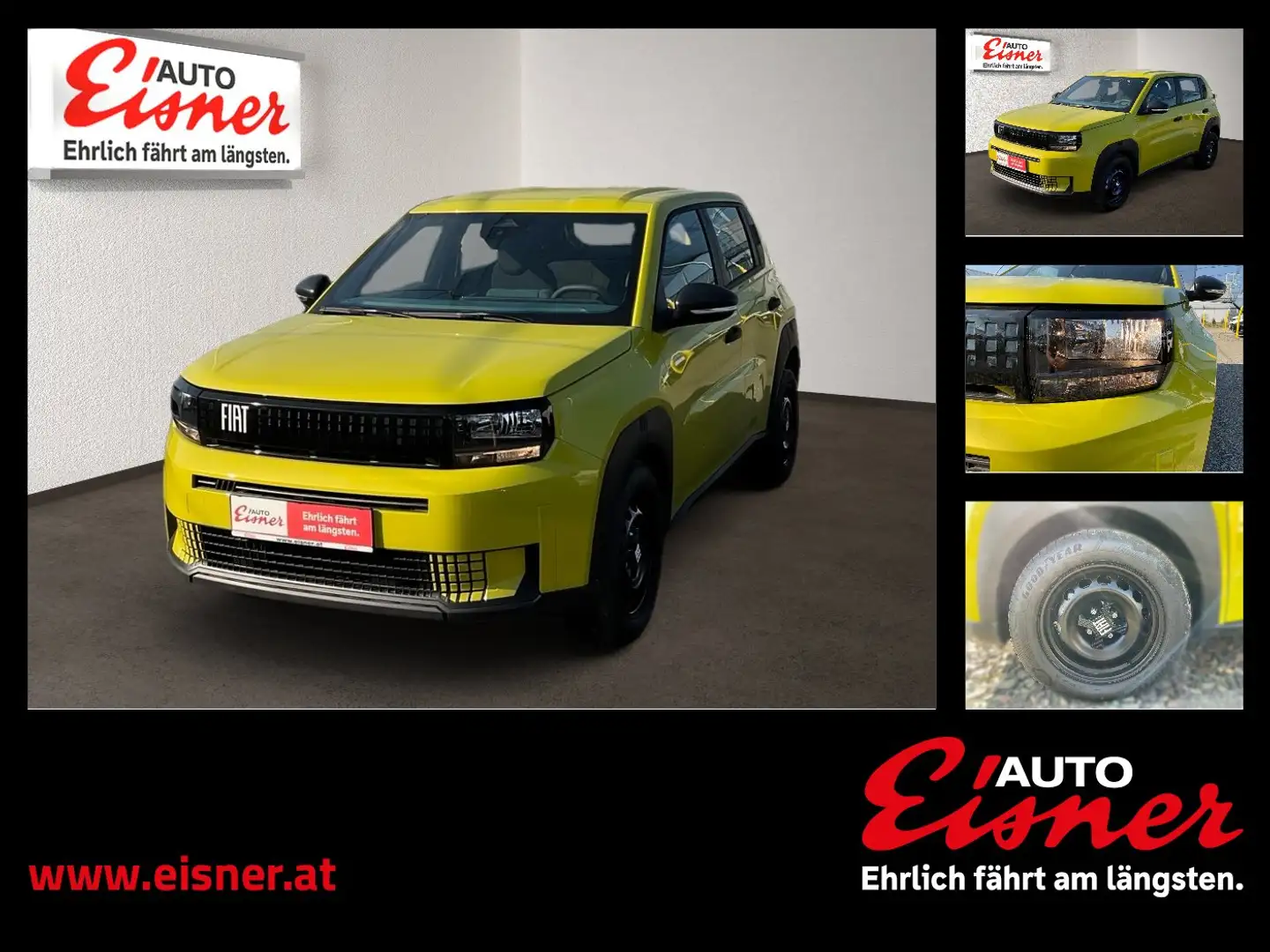 Fiat Grande Panda 1.2 Turbo 74 kW Pop PDC SpurH Gelb - 1