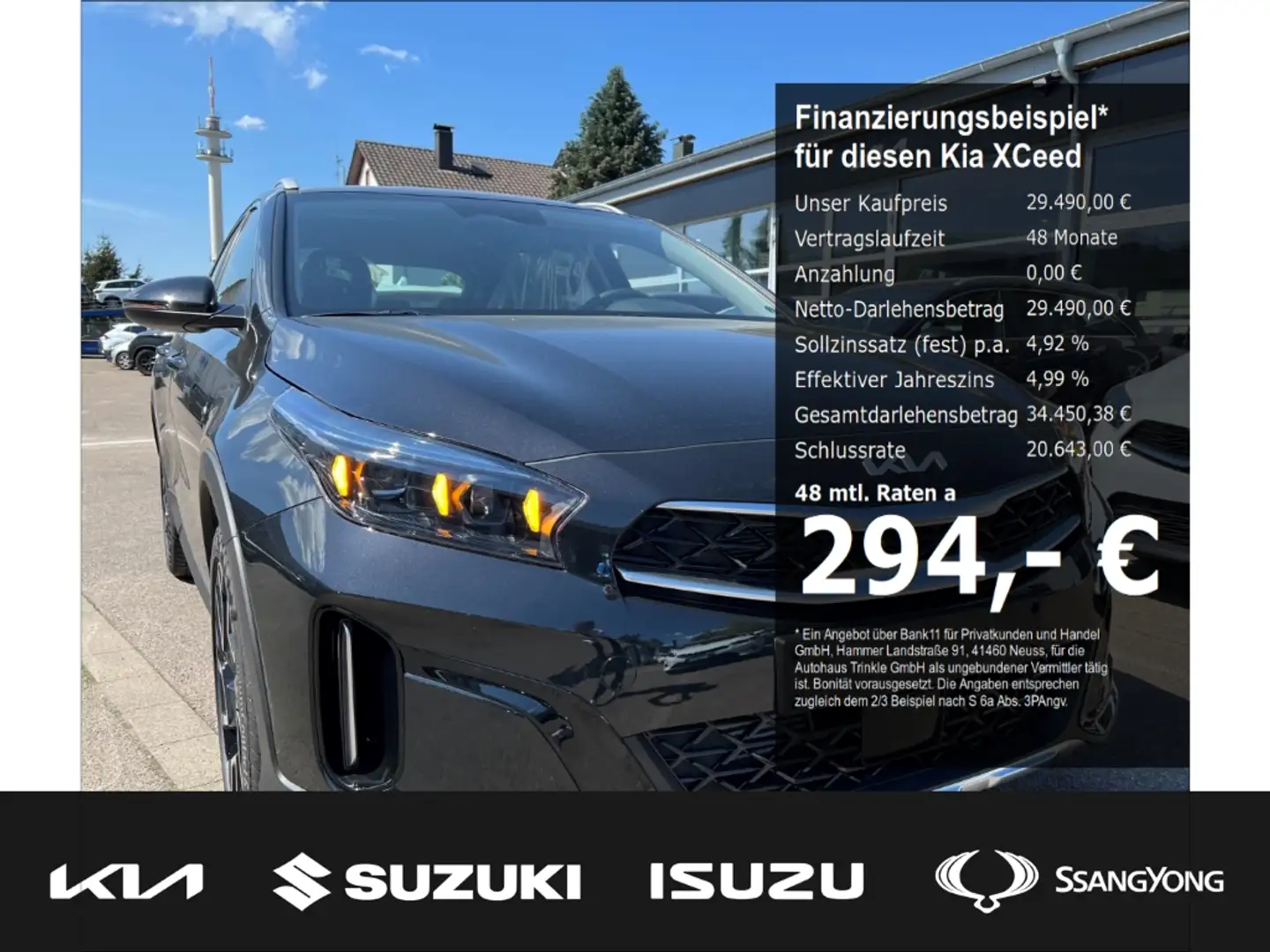 Kia XCeed 140 PS DCT Spirit Xclusive-Paket Navi Digitales Co Noir - 1