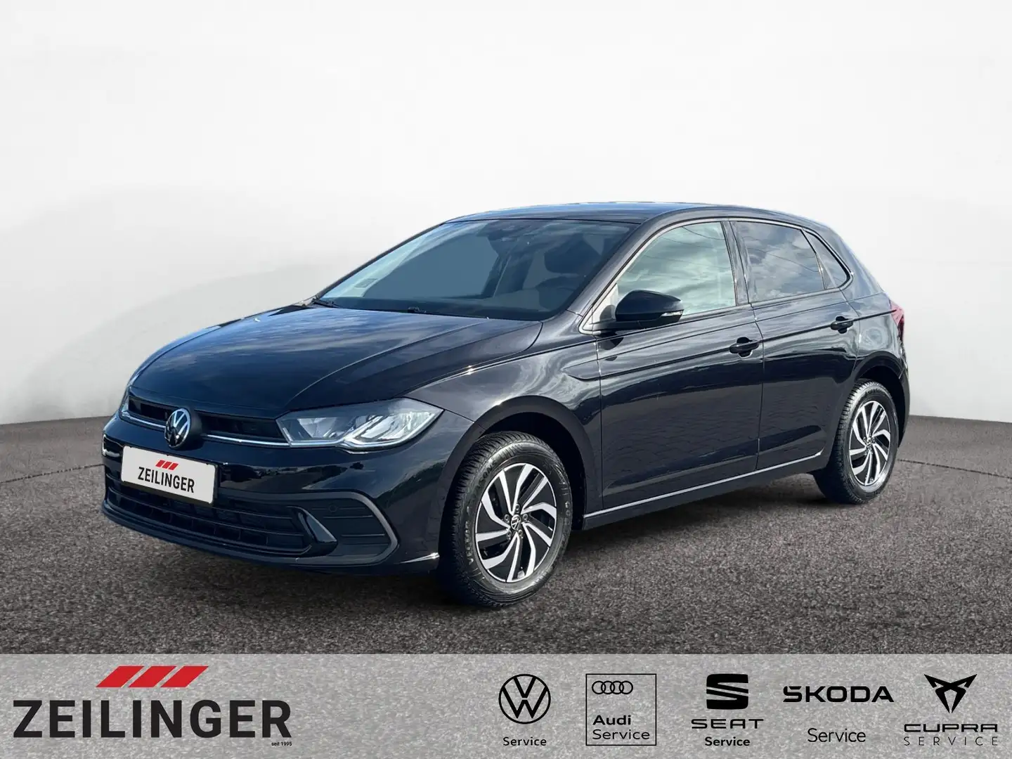 Volkswagen Polo Life TSI DSG|APP-CONNECT|ACC|SH|CLIMATRONIC Schwarz - 1