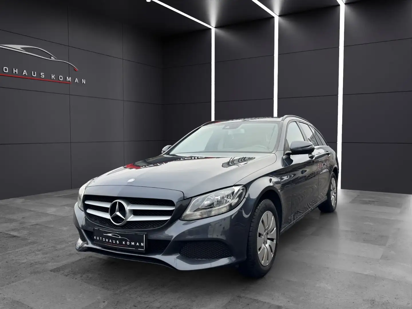 Mercedes-Benz C 160 C160 T *LEDER*R.F.KAMERA*1.HAND*TÜV NEU Grau - 1