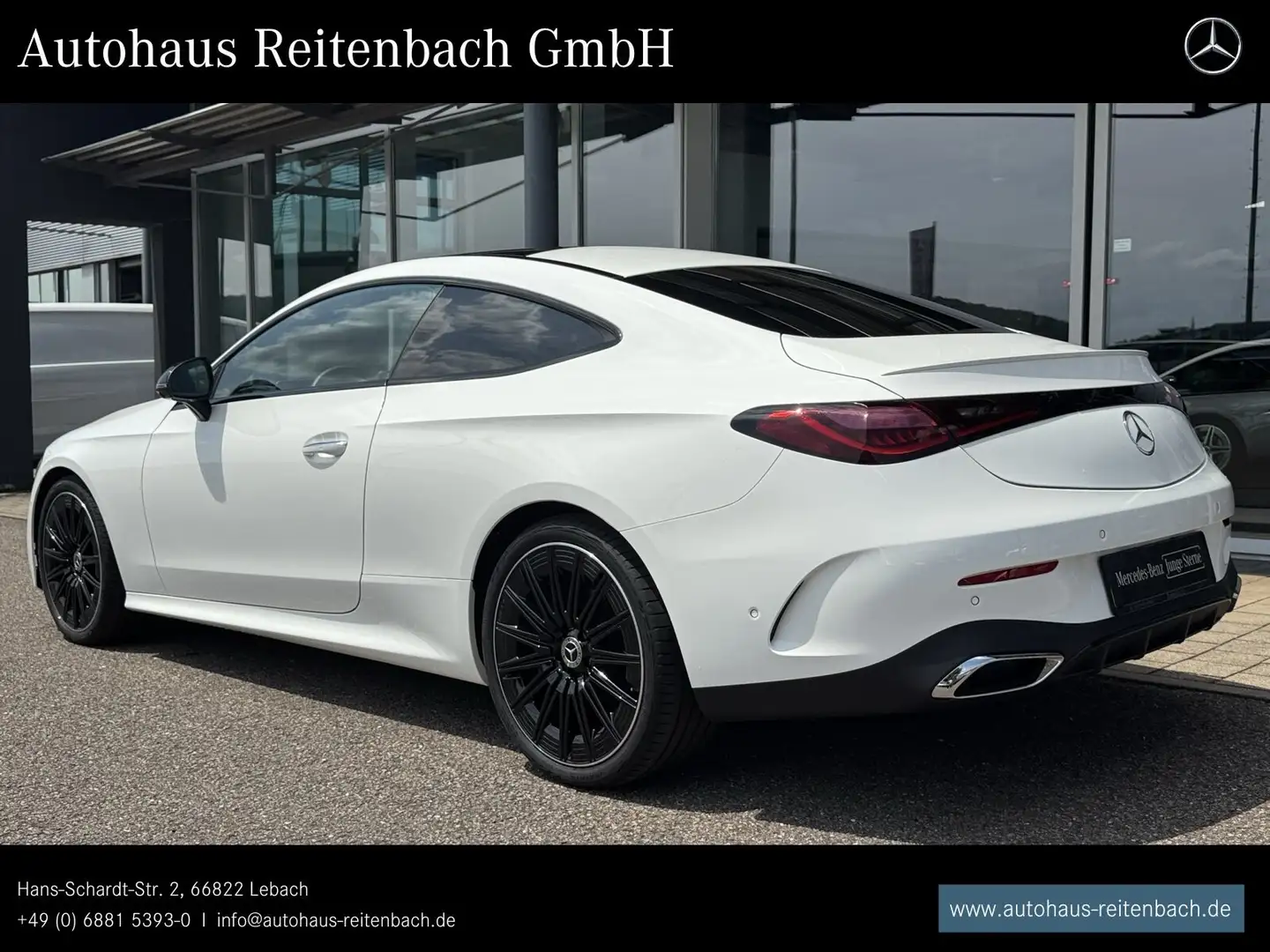 Mercedes-Benz CLE 220 CLE220d COUPE AMG+PANO DISTR+20"+BURMES+HUD+360° Weiß - 2
