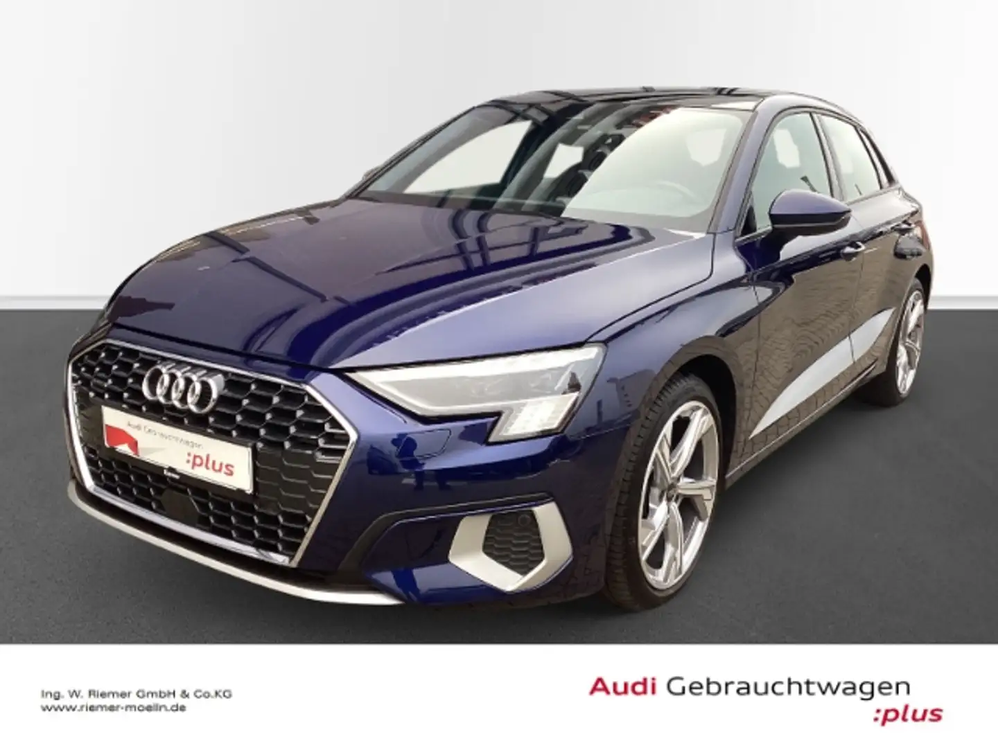 Audi A3 Sportback advanced 40TDI quattro S tronic Matrix-L Blau - 1