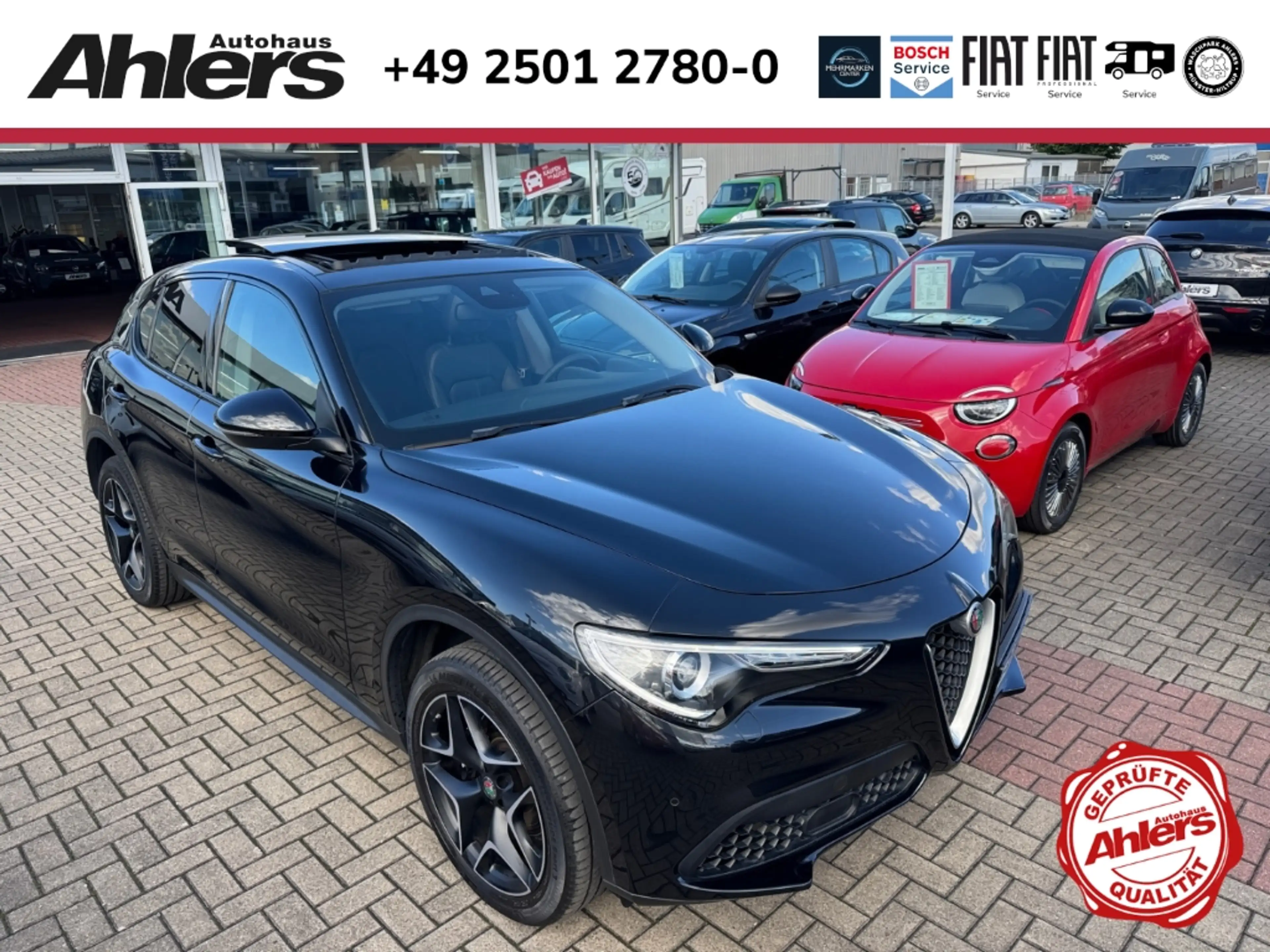 Alfa Romeo Stelvio Super+PANO+8FACH+LEDER+NAVI+XENON+ACC+KAMERA+