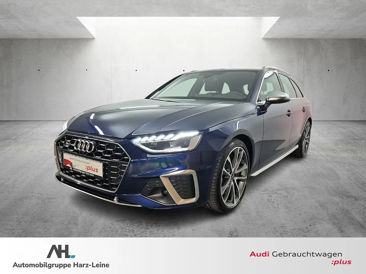 Audi S4 Avant 3.0 TDI quattro AHK Head-up- Display Panoram Blauw - 1