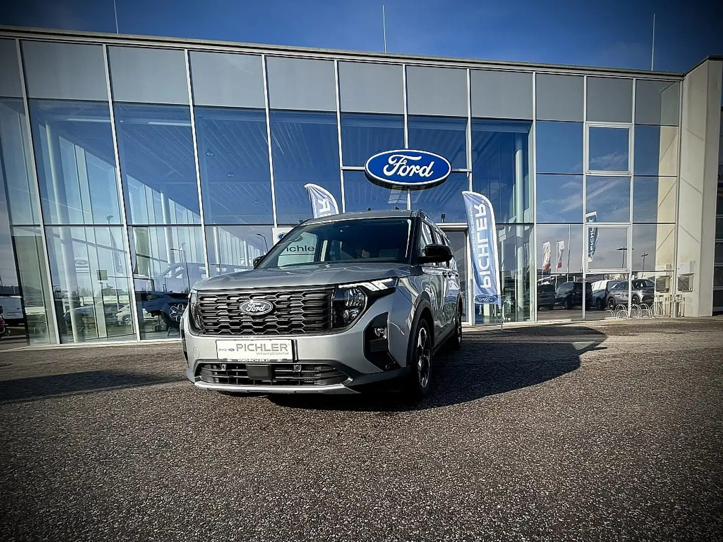 Ford Tourneo Courier Active 1,0 EcoB. 125PS LEASING AKTION Silber - 1