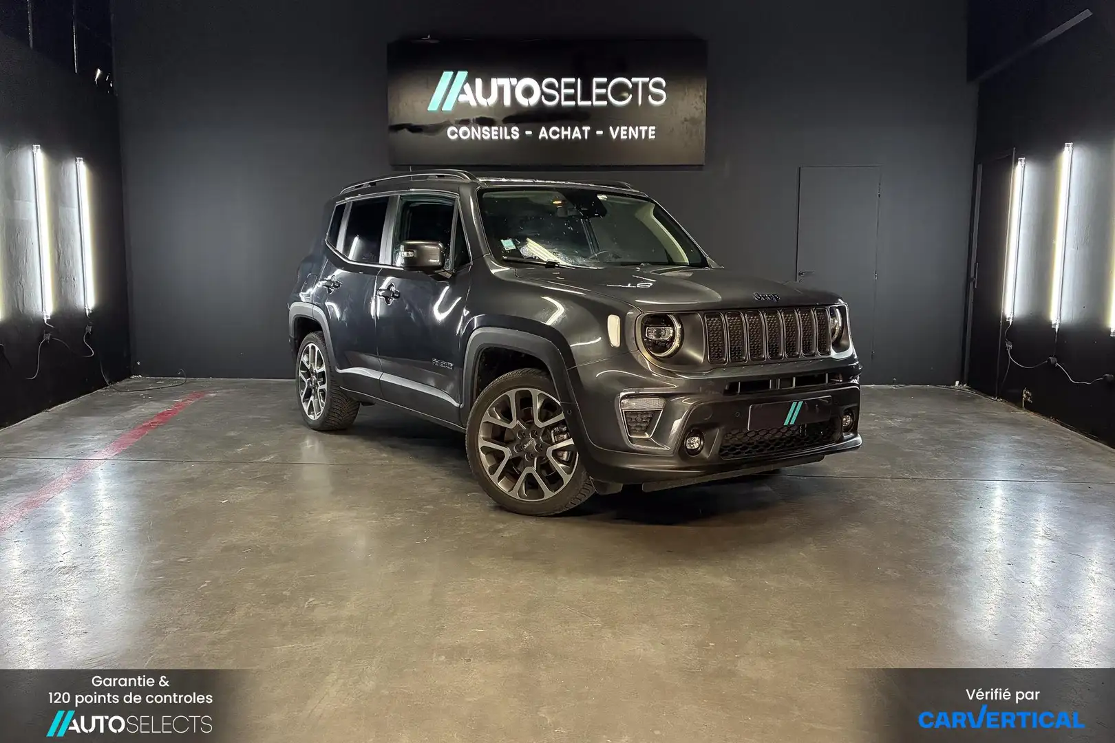Jeep Renegade S - 4X4 E-AWD 1.3 240cv BVA | Carvertical Disponib Gris - 1