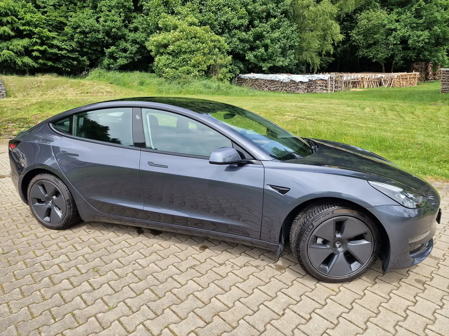 Tesla Model 3 Model 3 Langstreckenbatt. Allradantrieb Dual Motor Grau - 2