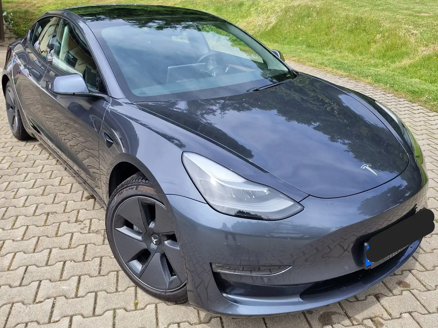 Tesla Model 3 Model 3 Langstreckenbatt. Allradantrieb Dual Motor Grau - 1