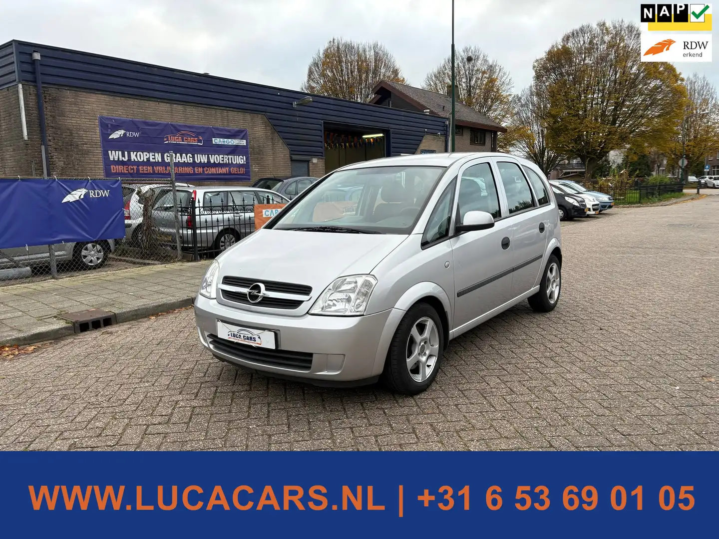 Opel Meriva 1.6-16V Enjoy AUTOMAAT + NIEUWE APK! Grau - 1