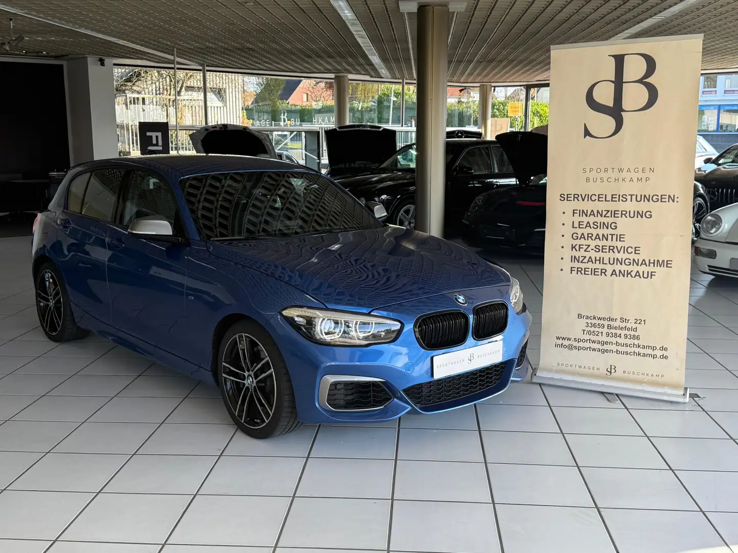 BMW 140 Special Edition 2.HAND NO-OPF RWD KAMERA Blau - 1