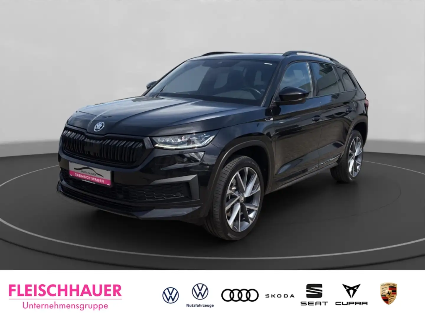 Skoda Kodiaq Sportline 4x4 2.0 TDI DSG+KLIMAAUT+ACC Schwarz - 1