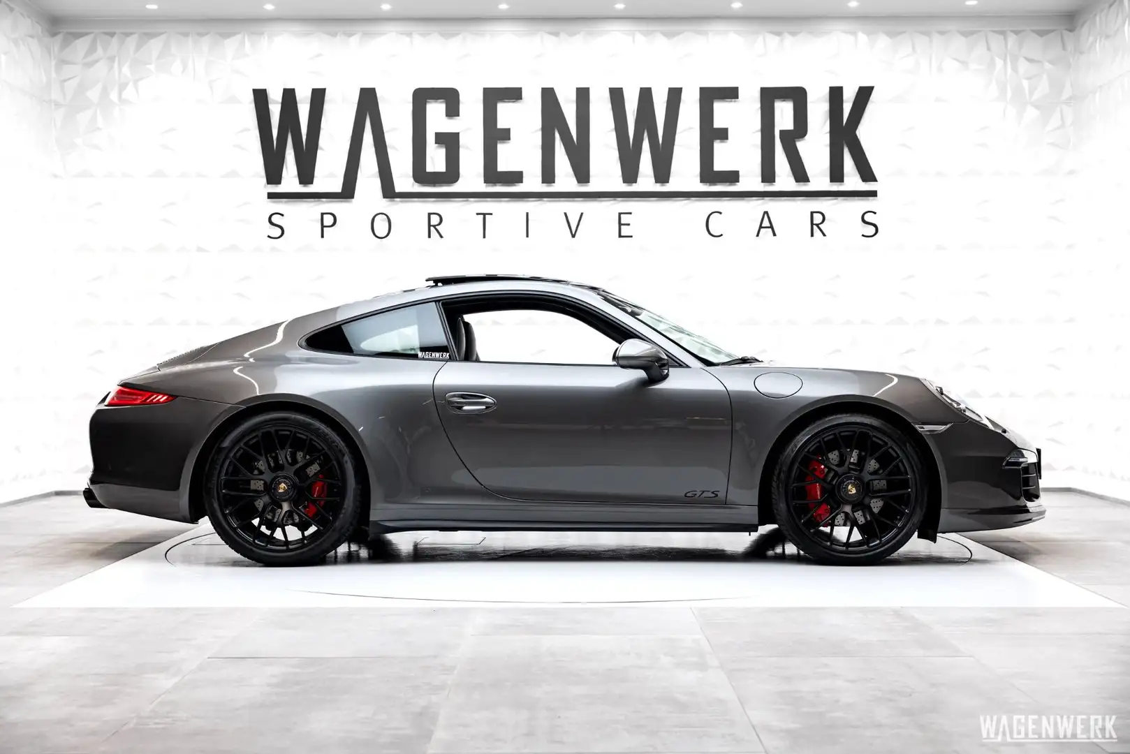 Porsche 991 Carrera 4 GTS PDK 3.8 SAUGER GLASDACH ACC LED+ PD Gris - 2