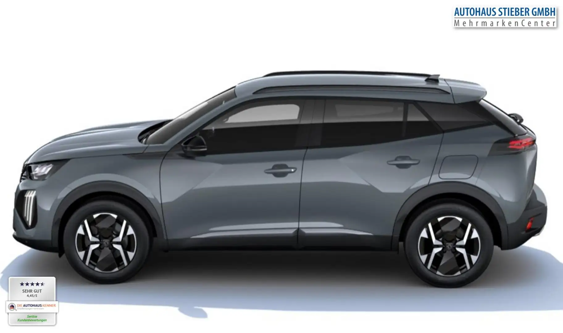 Peugeot 2008 MHEV 145 DSC6 Allure Nav Keyl ACC 360° SHZ 107 ... Gris - 2