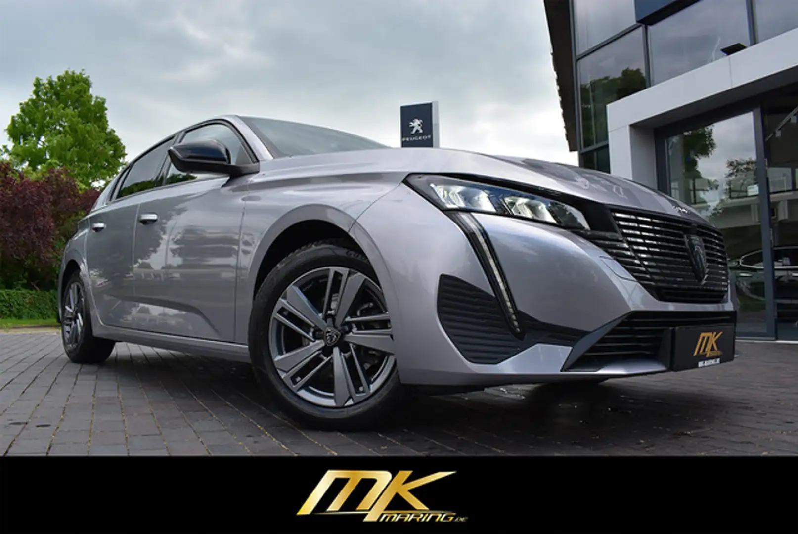 Peugeot 308 ALLURE PT 130 EAT8 *FULL-LED*CARPLAY*SHZ*ALU Silber - 2