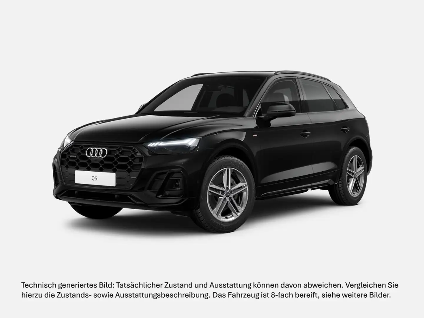 Audi Q5 45 TFSI quattro S tronic S line |Matrix|ACC Schwarz - 2