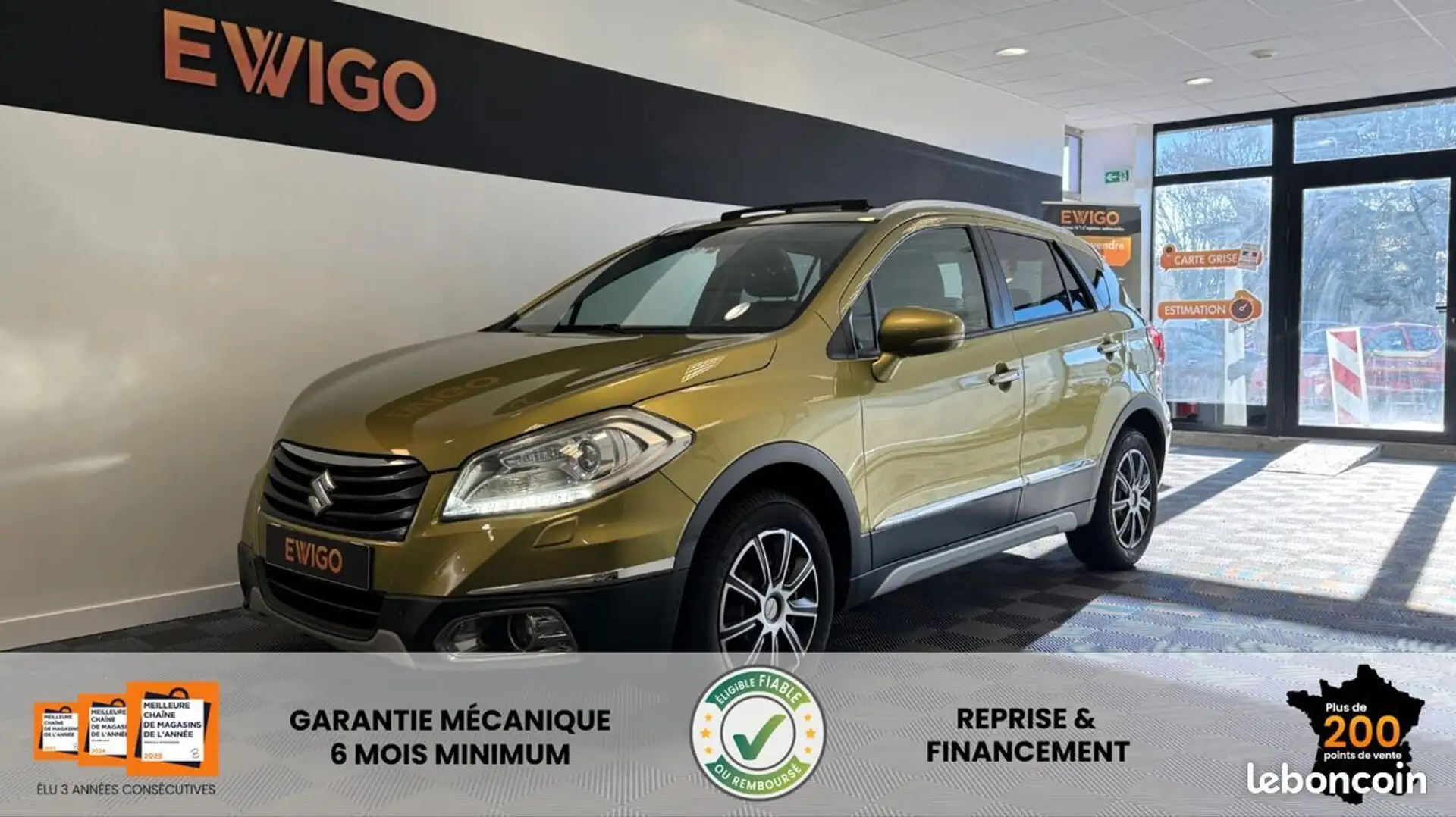 Suzuki SX4 S-Cross sx-4 1.6 vvt 120ch pack allgrip 4wd + roues ete Jaune - 1