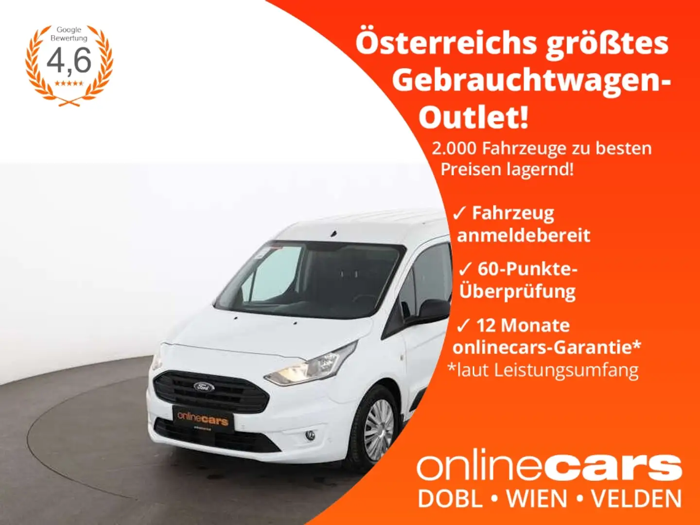 Ford Transit Connect Kasten 1.5 EcoBlue L2 KLIMA RADIO Weiß - 1