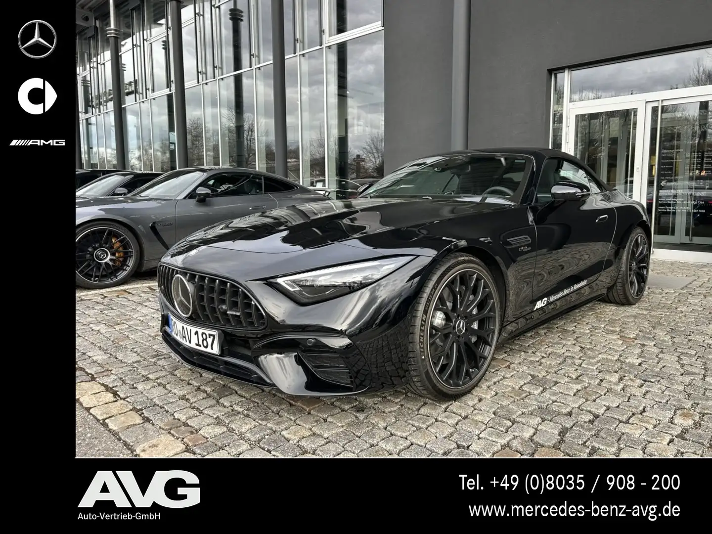 Mercedes-Benz SL 43 AMG Mercedes-AMG SL 43 HuD Performance Burmester 360 Negro - 1