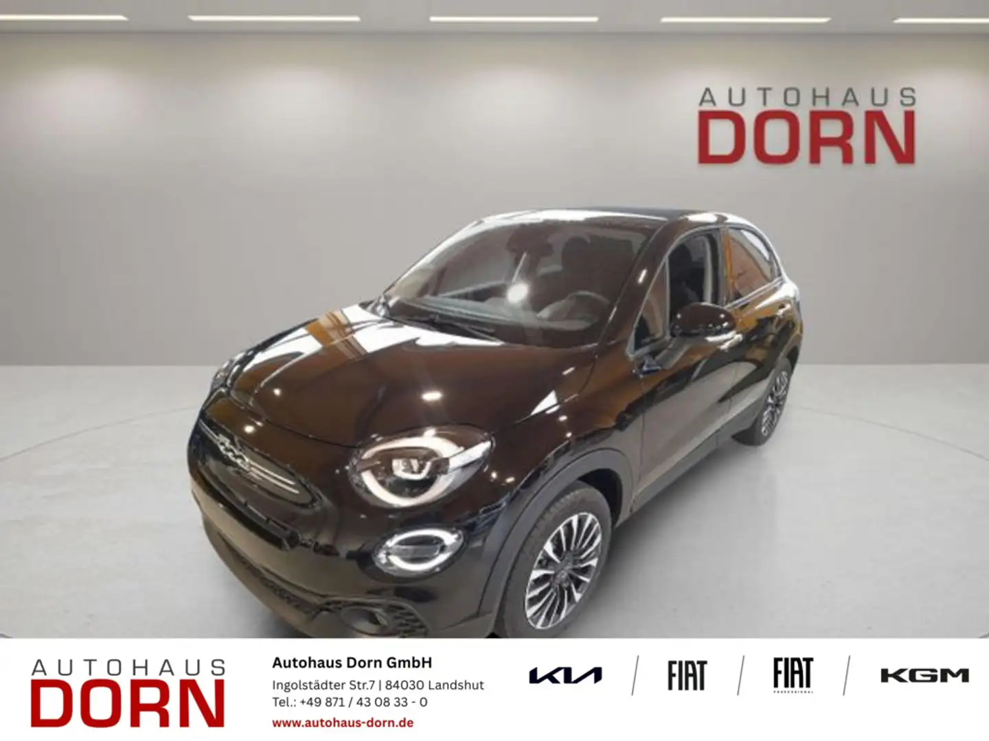 Fiat 500X Dolcevita 1.5 GSE Hybrid mit Faltdach, Styl Schwarz - 1