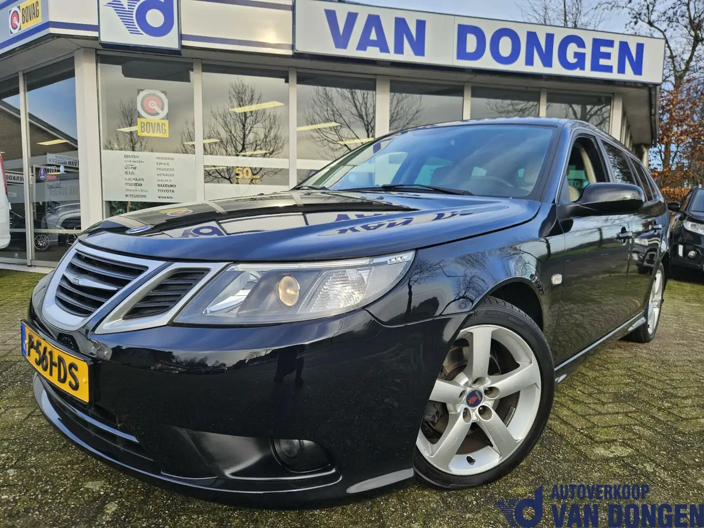 Saab 9-3 Sport Estate 1.8t Vector | Automaat / Trekhaak Zwart - 2