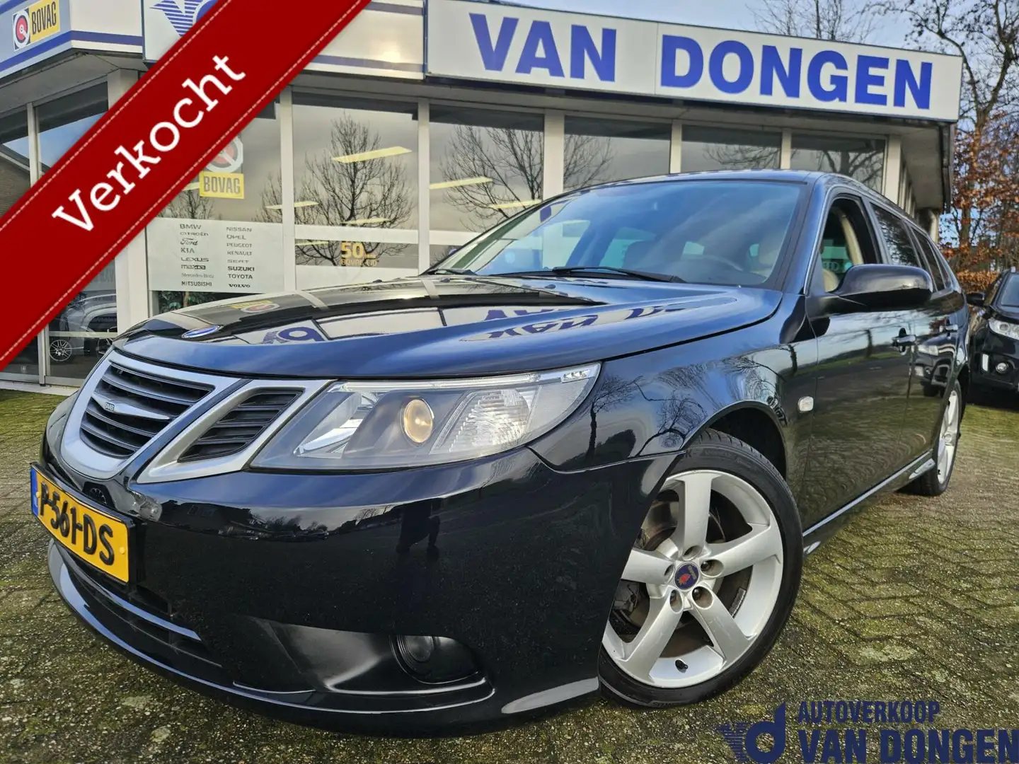 Saab 9-3 Sport Estate 1.8t Vector | Automaat / Trekhaak Black - 2